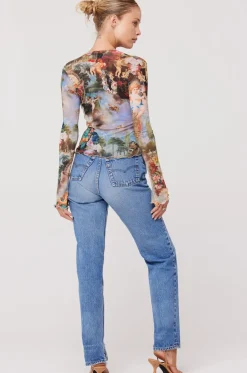 Outlet Aliyah Mesh Top In Shakespeare Women Tops