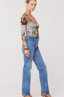 Outlet Aliyah Mesh Top In Shakespeare Women Tops