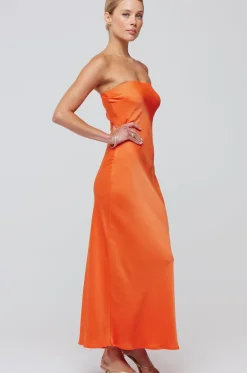 Outlet Anna Slip In Papaya Women Dresses