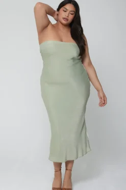 Discount Anna Slip In Sage Women Dresses