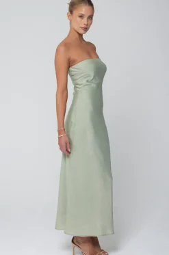 Discount Anna Slip In Sage Women Dresses