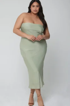 Discount Anna Slip In Sage Women Dresses