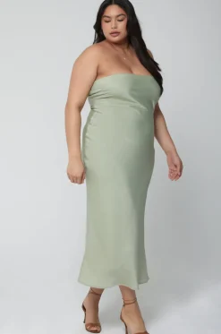 Discount Anna Slip In Sage Women Dresses