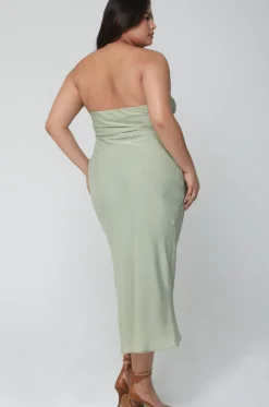 Discount Anna Slip In Sage Women Dresses