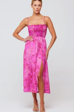 Discount Ashley Midi In Azalea Women Dresses
