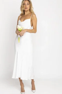 Best Sale Berri Slip In Ivory Women Dresses