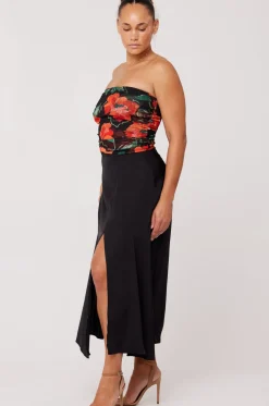 Clearance Bonnie Mesh Top In Poppy Women Tops