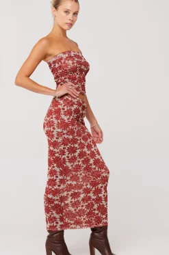 Cheap Clyde Mesh Skirt In Dolce Women Bottoms