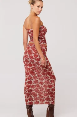 Cheap Clyde Mesh Skirt In Dolce Women Bottoms