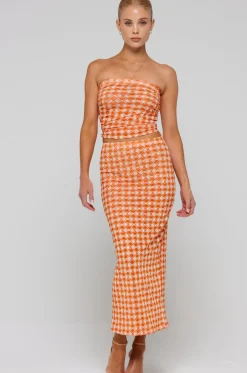 Clearance Clyde Mesh Skirt In Solstice Women Bottoms