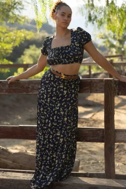 Fashion Daisy Top In Midnight Women Tops
