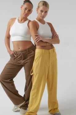 Fashion Elsa Cargo Pant In Espresso Women Bottoms