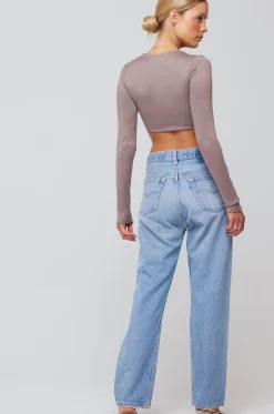Cheap Emily Top In Taupe Women Tops