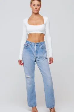 Clearance Emily Top In White Women Tops