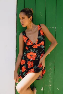 Store Frankie Mini In Poppy Women Dresses