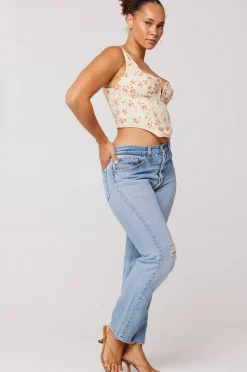 Cheap Gigi Corset In Wildflower Women Tops