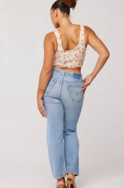 Cheap Gigi Corset In Wildflower Women Tops