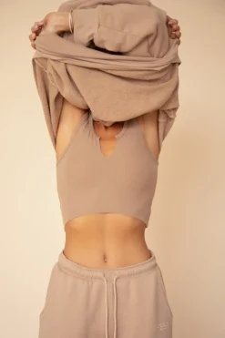 New Gunner Sweatshirt In Sand Women Tops