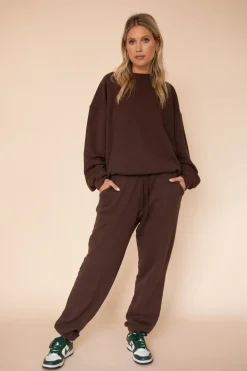 Cheap Gunner Sweatshirt In Tobacco Women Tops