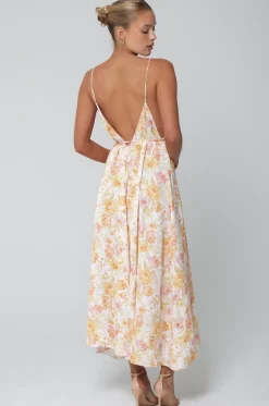 Cheap Hannah Midi In Gardenia Women Dresses