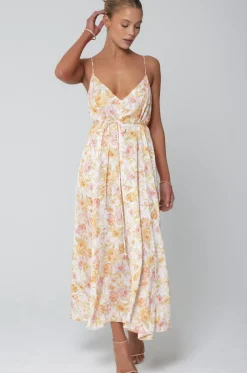 Cheap Hannah Midi In Gardenia Women Dresses