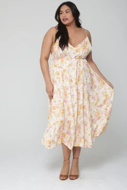 Cheap Hannah Midi In Gardenia Women Dresses