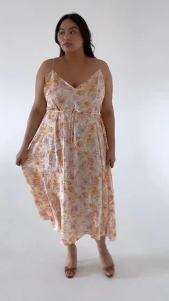 Cheap Hannah Midi In Gardenia Women Dresses