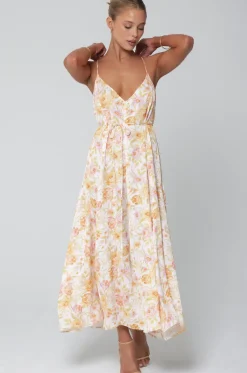 Cheap Hannah Midi In Gardenia Women Dresses