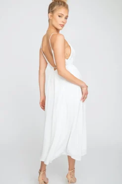 Clearance Hannah Midi In Ivory Women Dresses