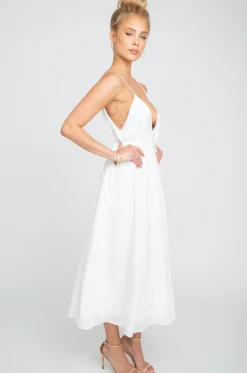 Clearance Hannah Midi In Ivory Women Dresses