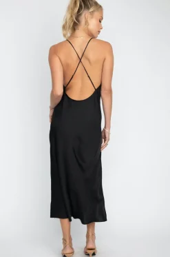 Cheap Harper Midi Dress In Black Women Dresses