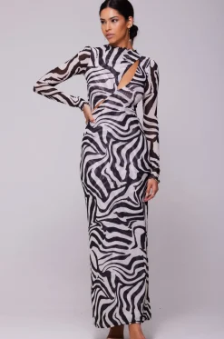 Shop Holly Maxi In Tigris Women Dresses