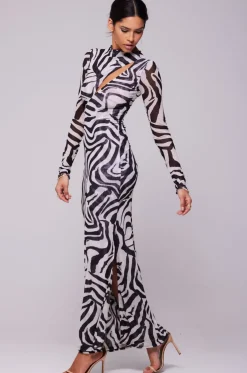 Shop Holly Maxi In Tigris Women Dresses
