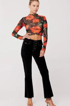 Hot Ida Top In Poppy Women Tops