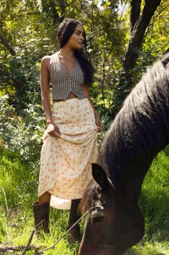 Online Jamie Skirt In Wildflower Women Bottoms
