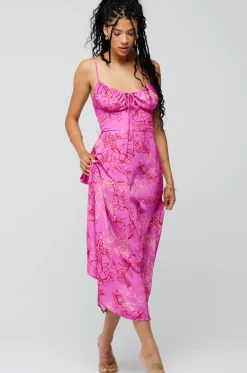 Discount Kaitlyn Midi In Azalea Women Dresses