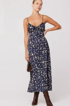 Cheap Kaitlyn Midi In Midnight Women Dresses