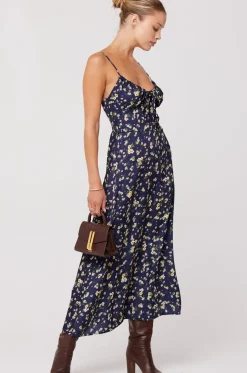 Cheap Kaitlyn Midi In Midnight Women Dresses