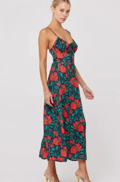 Sale Kaitlyn Midi In Mistletoe Women Dresses