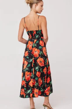 Best Kaitlyn Midi In Poppy Women Dresses