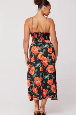 Best Kaitlyn Midi In Poppy Women Dresses