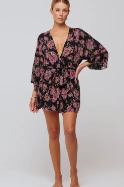 Store Kimono Robe Vintage Floral Women Tops