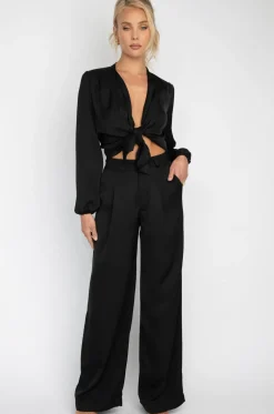 New Luna Blouse In Black Women Tops