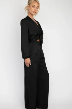 New Luna Blouse In Black Women Tops