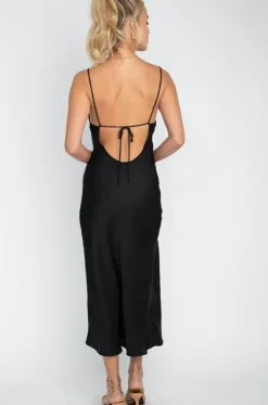 Cheap Madison Slip In Black Women Dresses