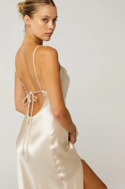 Shop Madison Slip In Champagne Women Dresses