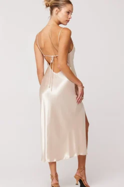 Shop Madison Slip In Champagne Women Dresses