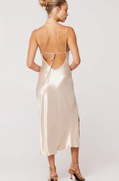 Shop Madison Slip In Champagne Women Dresses