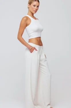 Online Malcolm Trousers In Cream Women Bottoms