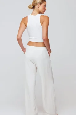 Online Malcolm Trousers In Cream Women Bottoms